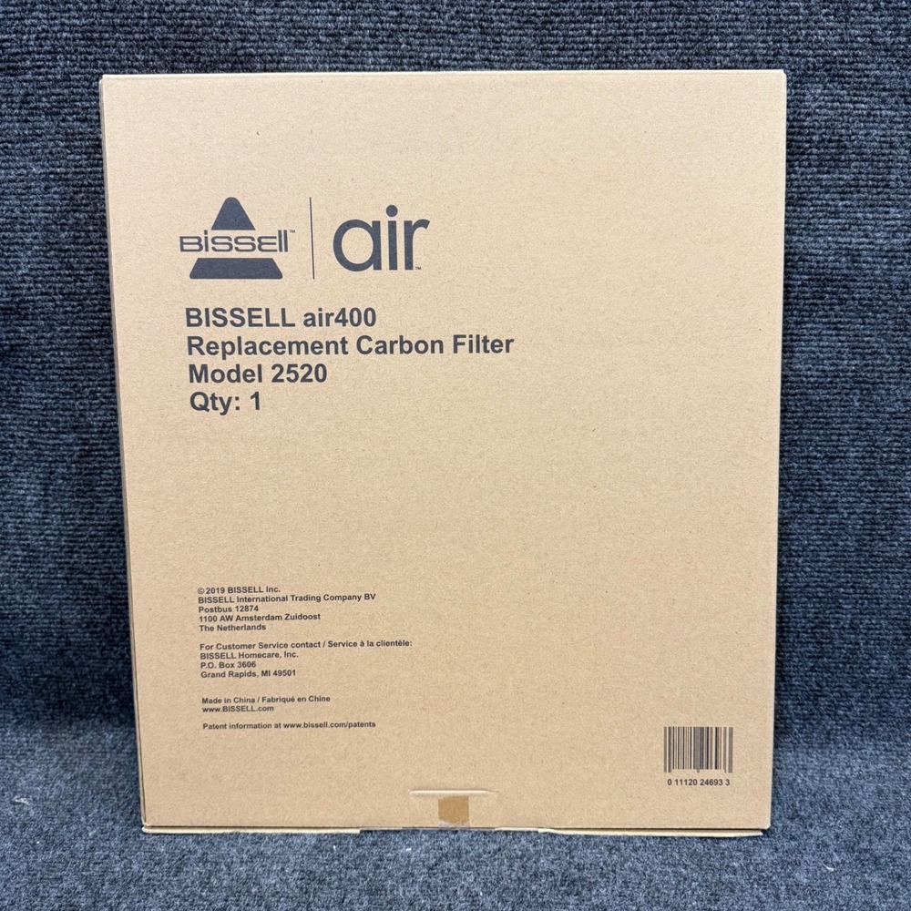 NIB Bissell air400 Air Purifier Replacement Carbon Filter 2520 High Efficiency